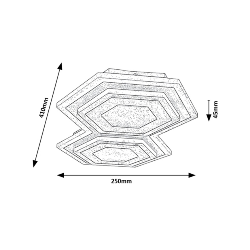 Rabalux - LED-kattovalaisin LED/44W/230V 3000/6000K