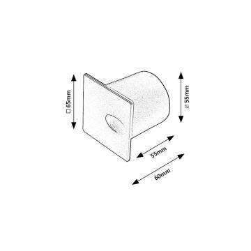 Rabalux - LED-ulkoportaikkovalaisimet LED/3W/230V IP54 3000K valkoinen