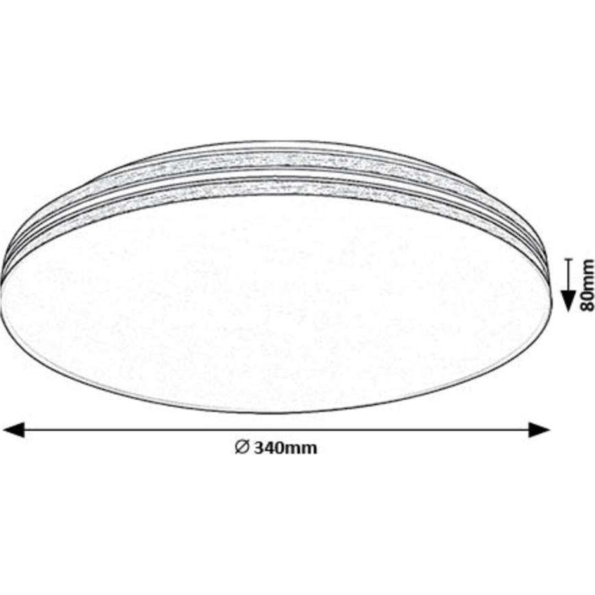 Rabalux - LED-kattovalaisin LED/18W/230V 4000K halkaisija 34 cm