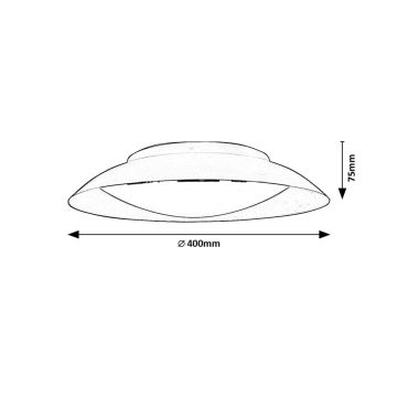 Rabalux - LED-kattovalaisin LED/24W/230V 3000K halkaisija 40 cm