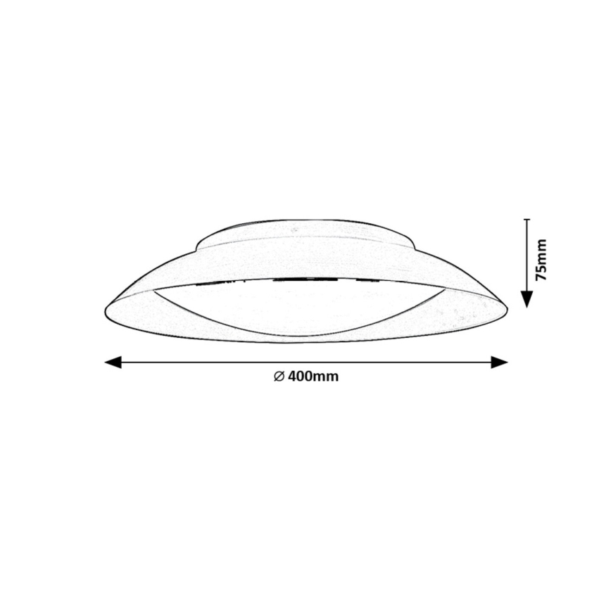 Rabalux - LED-kattovalaisin LED/24W/230V 3000K halkaisija 40 cm