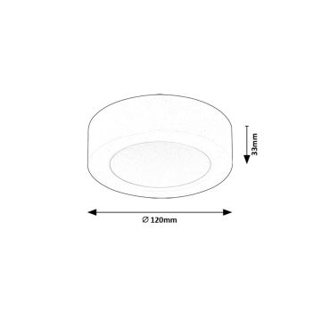 Rabalux - LED-kattovalaisin LED/7W/230V 4000K halkaisija 12 cm valkoinen