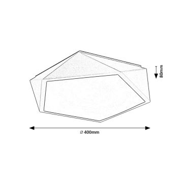 Rabalux - LED-kattovalaisin LED/30W/230V 3000K