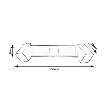 Rabalux - LED-seinävalaisin 2xLED/4W/230V 3000K