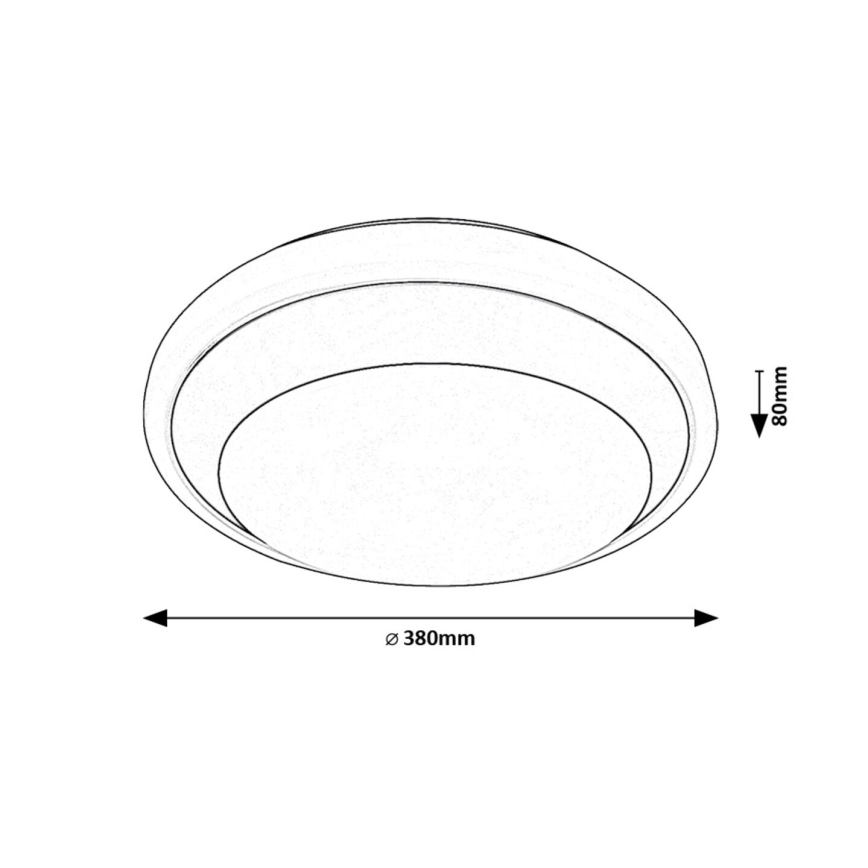 Rabalux - LED-kattovalaisin LED/24W/230V 4000K