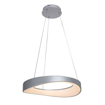 Rabalux - LED-kattokruunu johdossa LED/56W/230V 3000K hopea