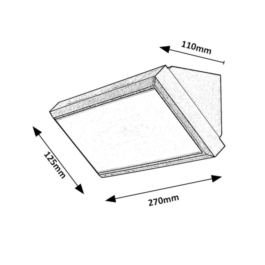 Rabalux - LED ulkoseinävalaisin LED/12W/230V IP54