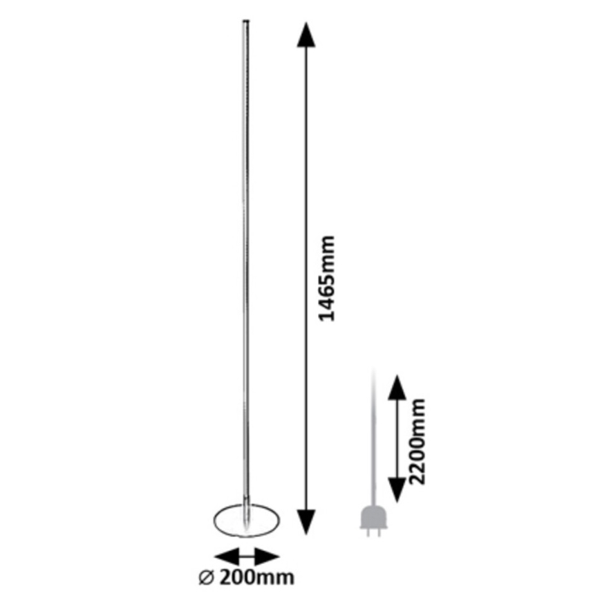 Rabalux - LED-lattiavalaisin LED/18W/230V 3000K