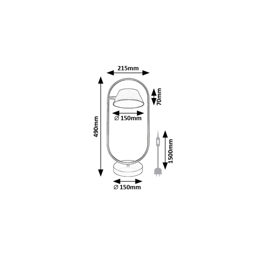 Rabalux - LED-pöytävalaisin LED/6W/230V 3000K