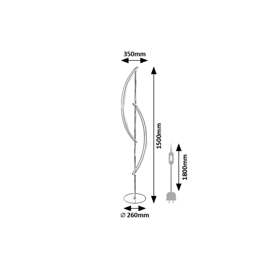 Rabalux - LED-lattiavalaisin LED/30W/230V