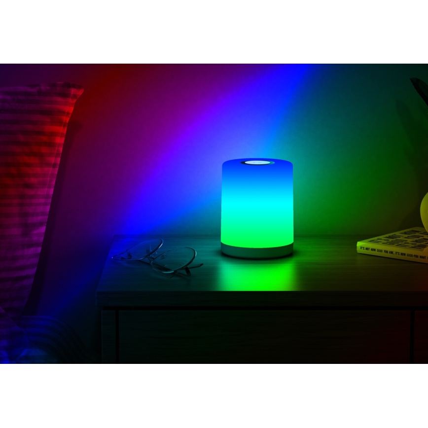 Rabalux - LED RGB Ladattava pöytävalaisin LED/0,8W/5V 1800mAh