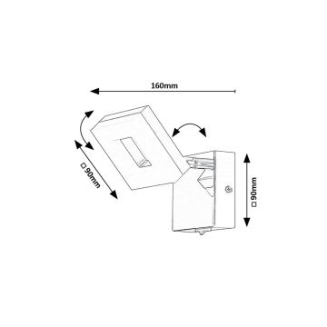 Rabalux - LED-seinävalaisin kylpyhuoneeseen LED/5W/230V 4000K IP44