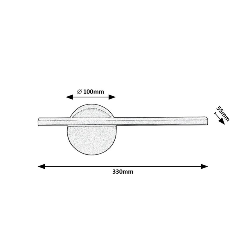 Rabalux - LED-seinävalaisin LED/6W/230V 4000K