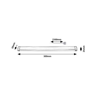 Rabalux - LED himmennettävä työtasovalo LED/3W/230V 4000K 30 cm