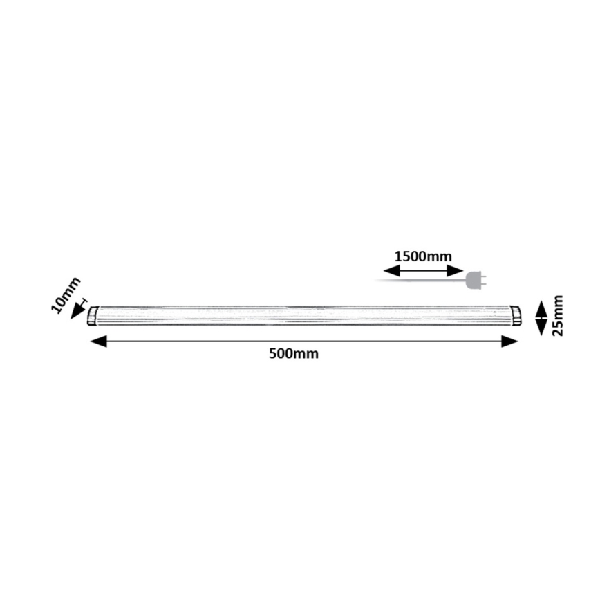 Rabalux - LED himmennettävä työtasovalo LED/5W/230V 4000K 50 cm