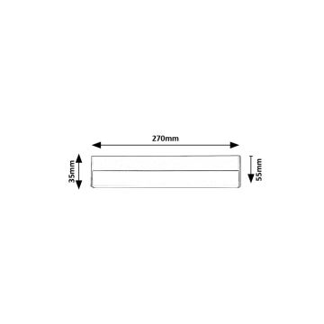 Rabalux - Keittiökaappien alla oleva LED-valo LED/7W/230V 4000K musta