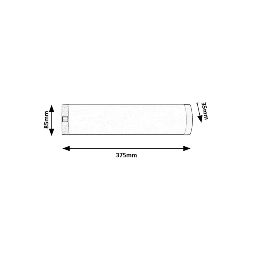 Rabalux - Keittiökaappien alla oleva LED-valo LED/5W/230V 4000K kromi