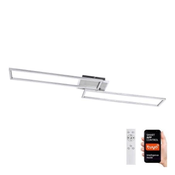 Rabalux - Himmennettävä LED-kattovalaisin LED/40W/230V 2700-6500K Wi-Fi Tuya mattakromi + kauko-ohjaus