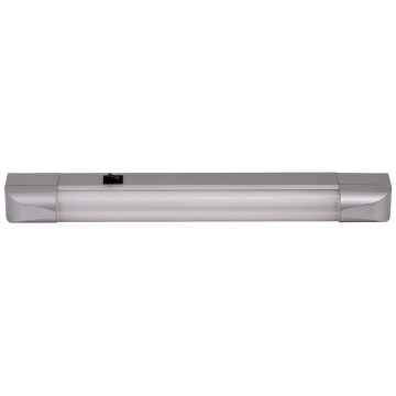 Rabalux - Kaapin alla oleva valo BAND LIGHT 1xG13/10W/230V 39,5 cm hopea