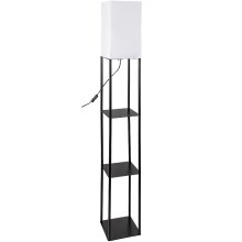 Rabalux - Lattialamppu kanssa shelves 1xE27/40W/230V