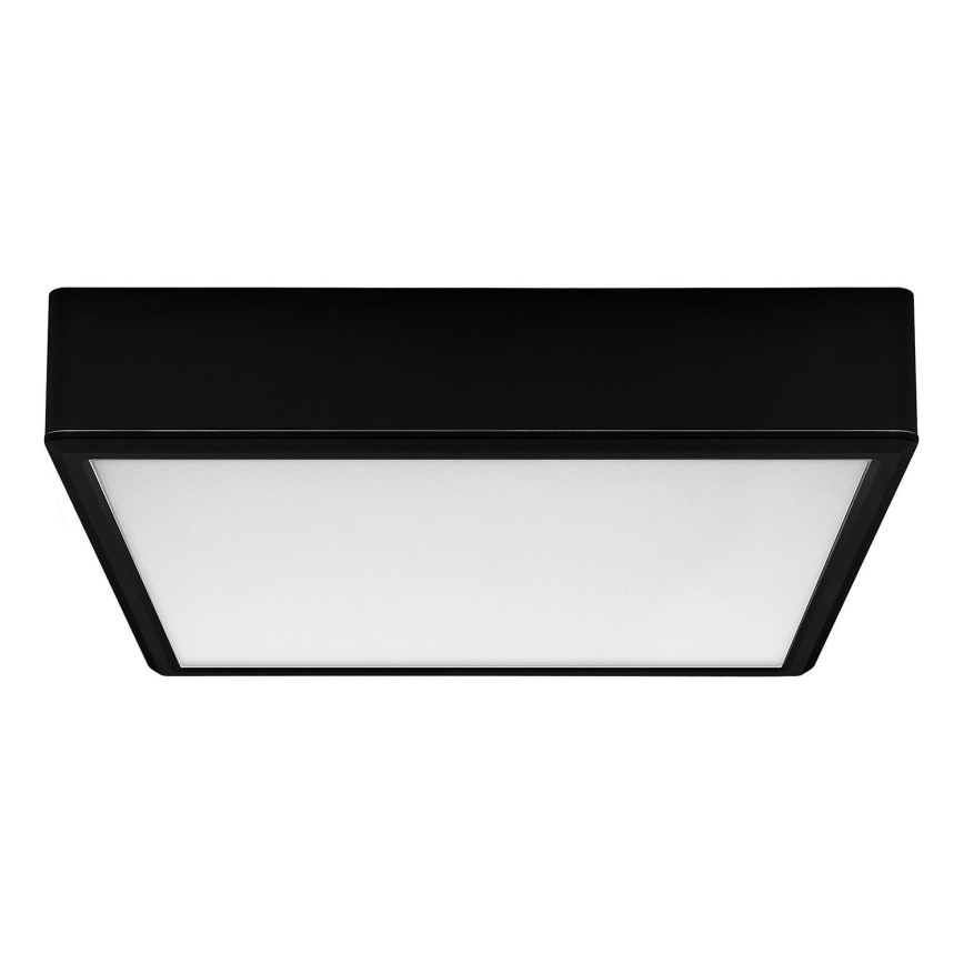 Rabalux - LED-kattovalaisin LED/22W/230V 3000/4000/6000K 21x21 cm musta