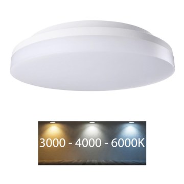 Rabalux - LED-kylpyhuoneen kattovalaisin LED / 24W / 230V IP54 3000K / 4000K / 6000K