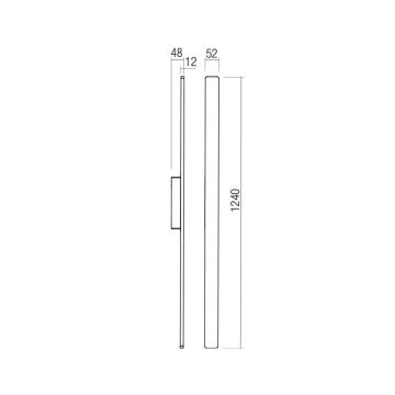 Redo 90430 - LED-ulkoseinävalaisin REFLEXA LED/20W/230V 3000K IP54 valkoinen