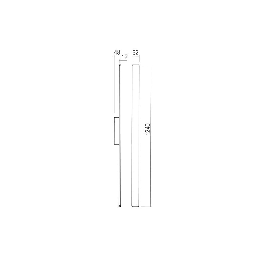 Redo 90430 - LED-ulkoseinävalaisin REFLEXA LED/20W/230V 3000K IP54 valkoinen