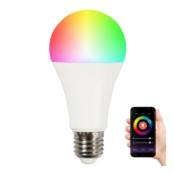 RGBW Himmennettävä LED-polttimo A65 E27/11W/230V 2700-6500K Wi-Fi Tuya