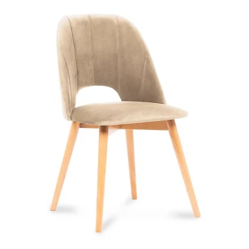 Ruokapöydän tuoli TINO 86x48 cm beige/pyökki