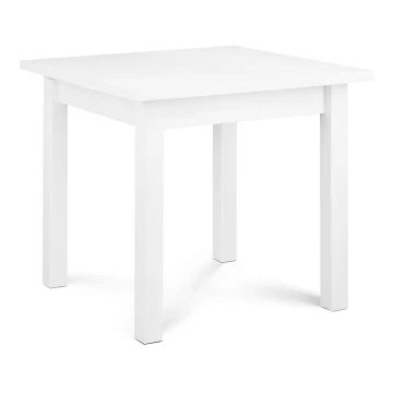 Ruokapöytä HOSPE 78x80 cm pyökki/valkoinen