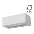 Seinävalaisin BLOCK 1xE27/40W/230V betoni - FSC-sertifioitu