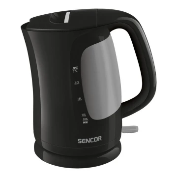 Sencor - Vedenkeitin  2,5 l 2200W/230V musta