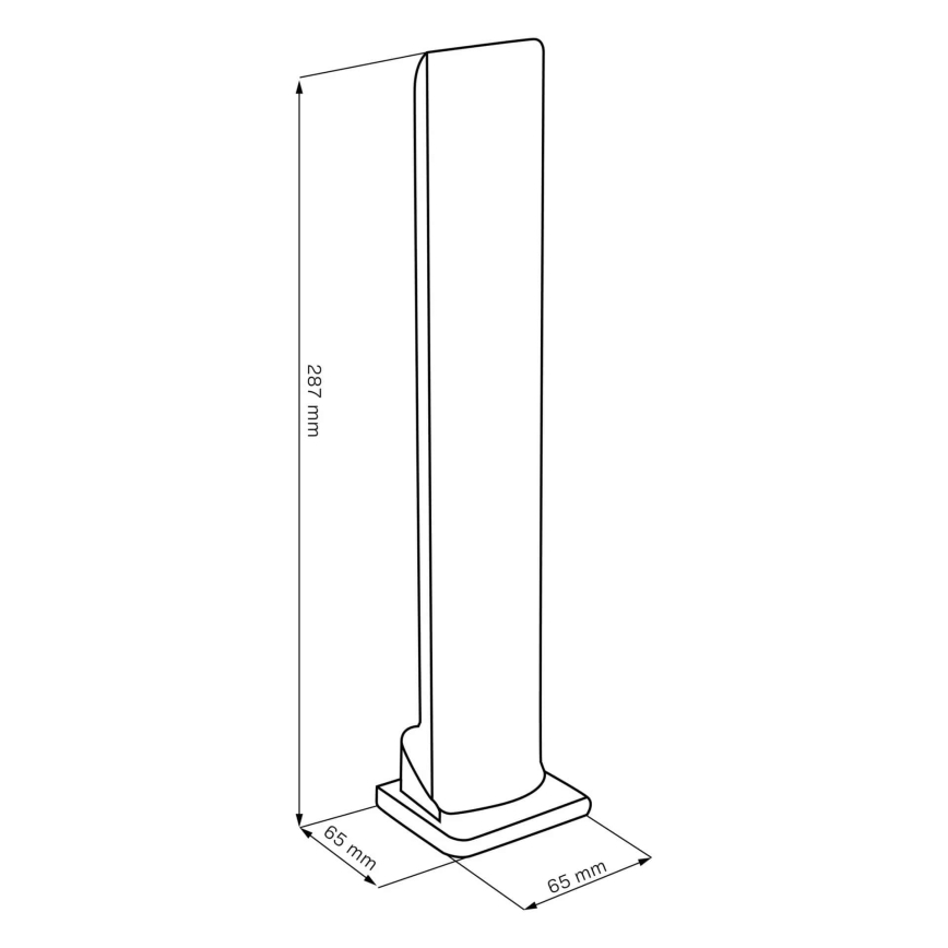 SETTI 2x LED RGB Himmennettävä pöytävalaisin GAMER LED/5W/5V + kauko-ohjaus