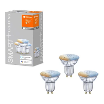 SETTI 3x Himmennettävä LED-polttimo SMART+ GU10/5W/230V 2700K-6500K Wi-Fi - Ledvance