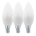 SETTI 3x LED-polttimo C37 E14/6W/230V 3000K - Eglo 12884