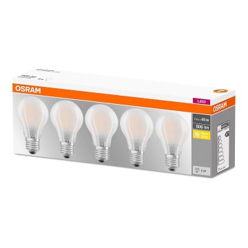 SETTI 5x LED-polttimo E27/7W/230V 2700K - Osram