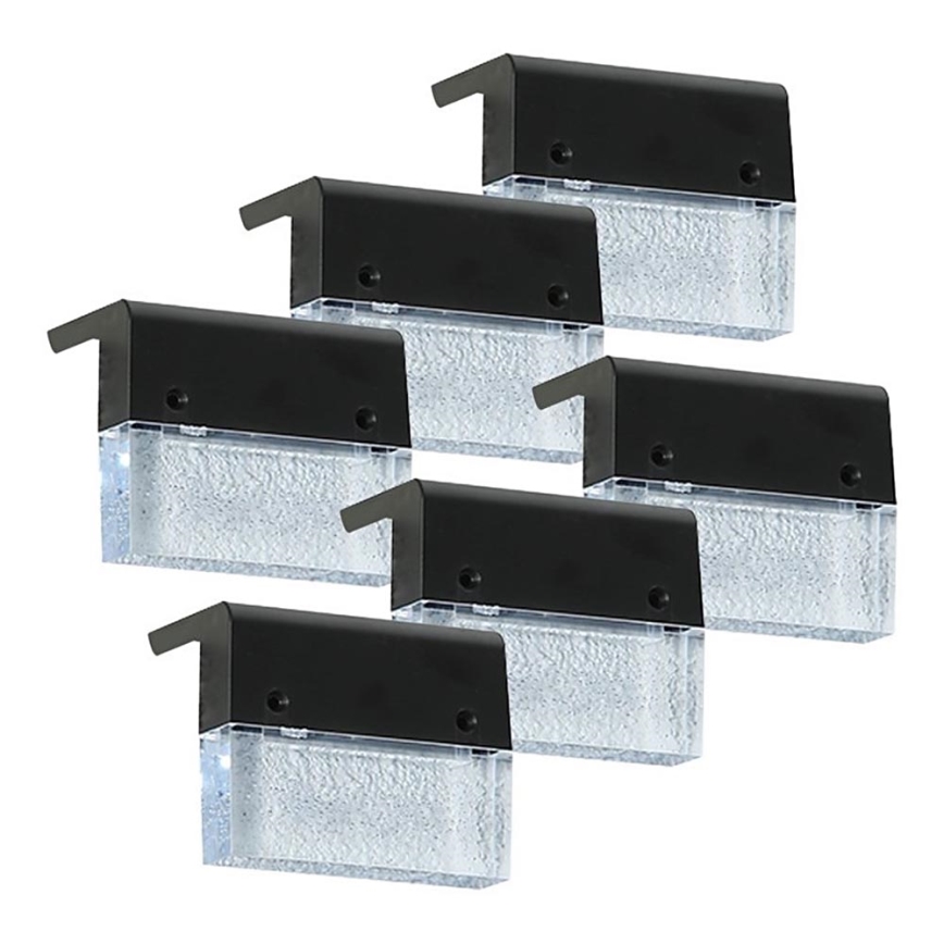 SETTI 6x LED RGB Aurinkoseinävalaisin LED/1W/1,2V 3500K IP65