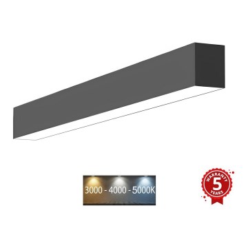 Sinclair - LED-kattovalaisin LSM LED/20W/230V 3000K/4000K/5000K 60 cm musta