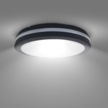 LED Himmennettävä ulko katto kevyt LED/36W/40W/44W/230V 3000/4000/6500K IP65 musta