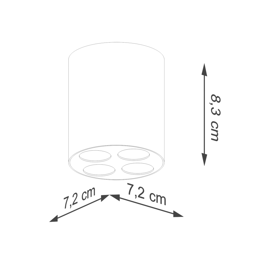 LED-kohdevalaisin ZOE LED/9W/230V valkoinen