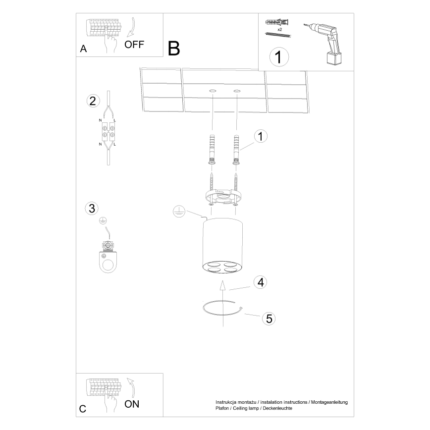 LED-kohdevalaisin ZOE LED/9W/230V valkoinen