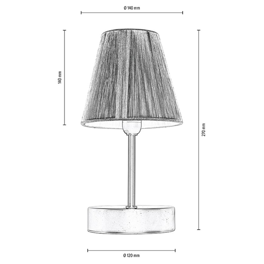 Pöytävalaisin MILA 1xE14/25W/230V birch – FSC sertifioitu