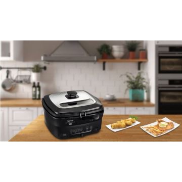 Tefal - Friteerauskeitin 2 l VERSALION DE LUXE 7in1 1600W/230V musta