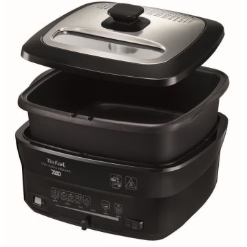 Tefal - Friteerauskeitin 2 l VERSALION DE LUXE 7in1 1600W/230V musta