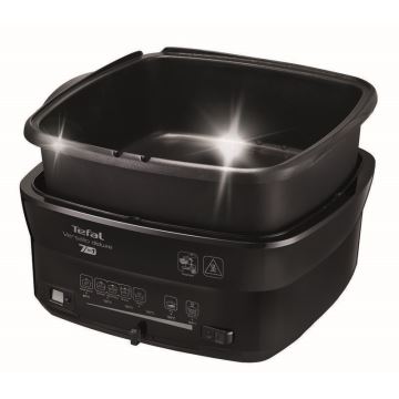 Tefal - Friteerauskeitin 2 l VERSALION DE LUXE 7in1 1600W/230V musta