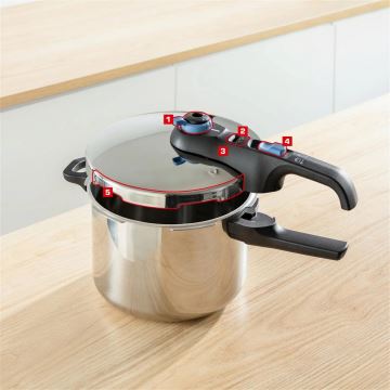 Tefal - Painekeitin 4 l SECURE TRENDY ruostumaton