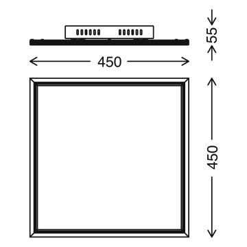 Telefunken 301606TF - LED RGBW Himmennyspaneeli LED/24W/230V 4000K + kauko-ohjaus