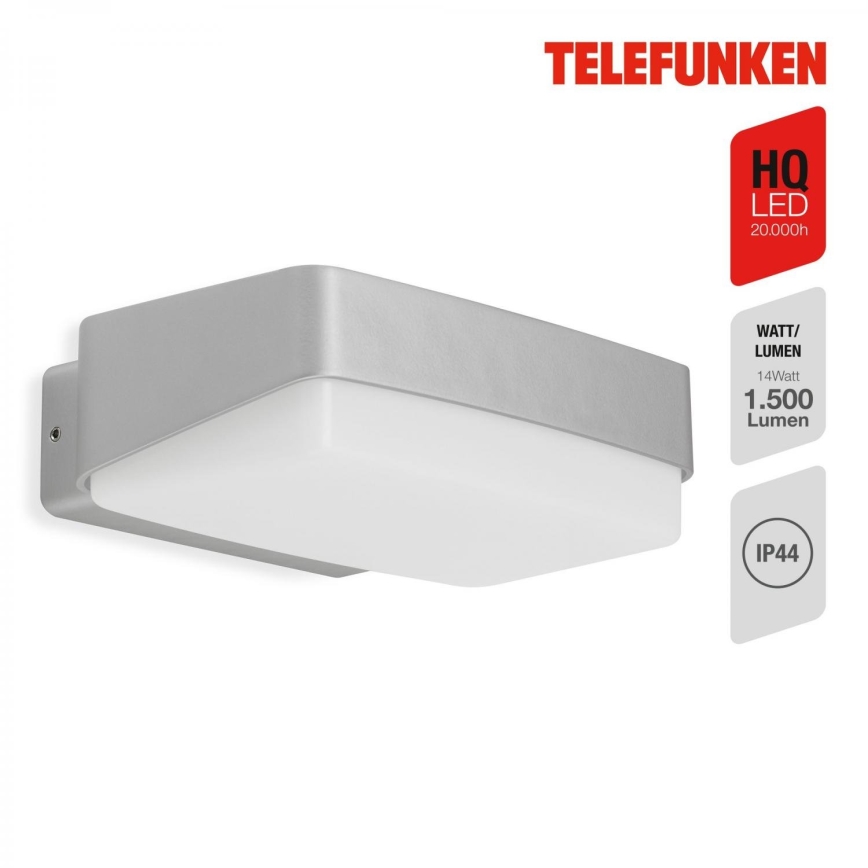 Telefunken 312204TF - LED-ulkoseinävalaisin LED/14W/230V IP44