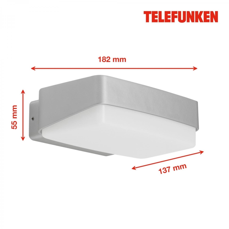 Telefunken 312204TF - LED-ulkoseinävalaisin LED/14W/230V IP44